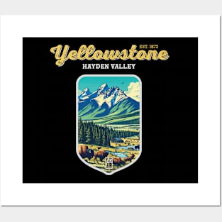 USA - NATIONAL PARK - YELLOWSTONE Hayden Valley -11 Posters and Art